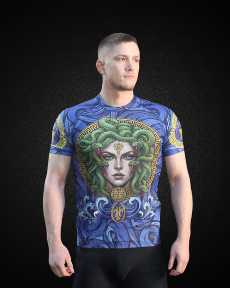 Medusa rashguard front Medusa rashguard front