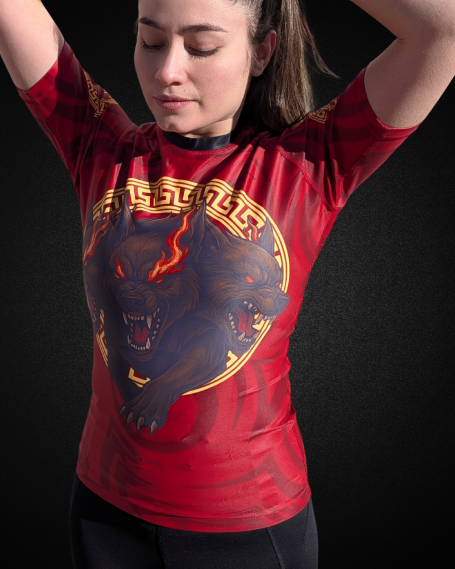 Cerberus rashguard front Cerberus rashguard front